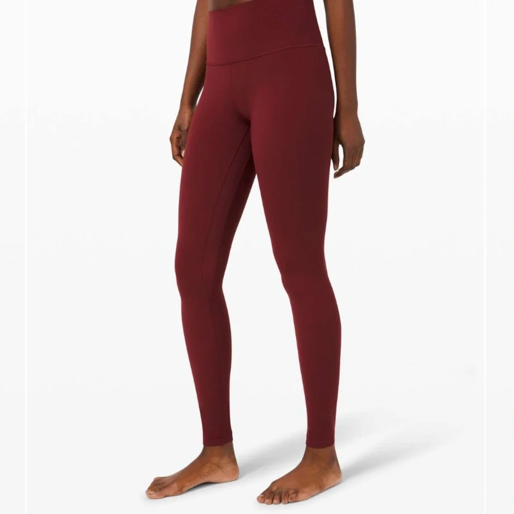 Lululemon Athletica Red Merlot Align High-Rise Pants Size 6 NWT 28” - Picture 3 of 12